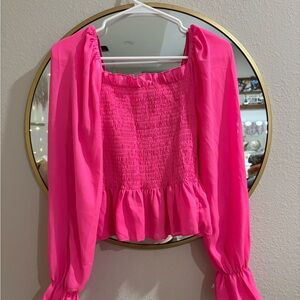 Elegant Pink Women's Top
